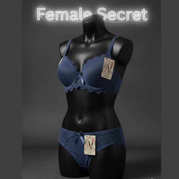 75% Off | Pack of 4 Imported Double Padded Bra And Panty Set | Free Home Delivery