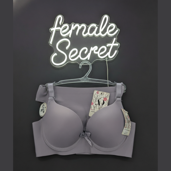 Pack of (CK) Imported Padded Seamless Push-Up Bra and Penty Set