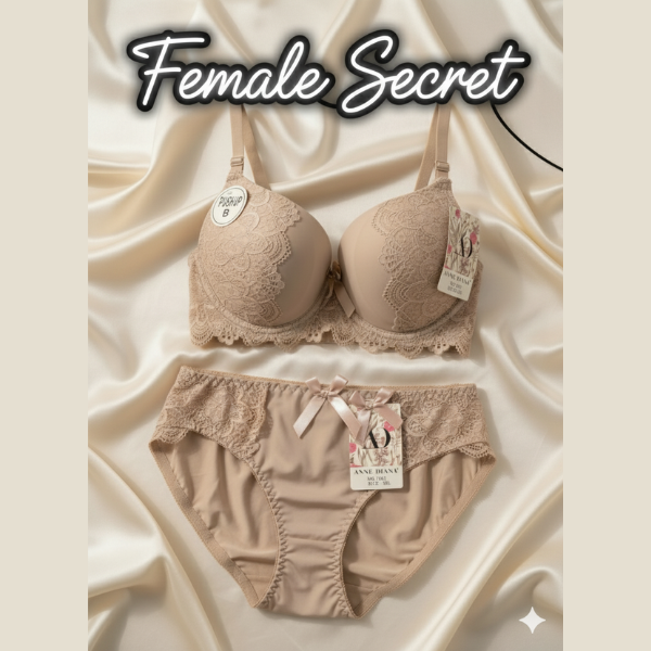 75% Off | Pack of 4 Imported Double Padded Bra And Panty Set | Free Home Delivery