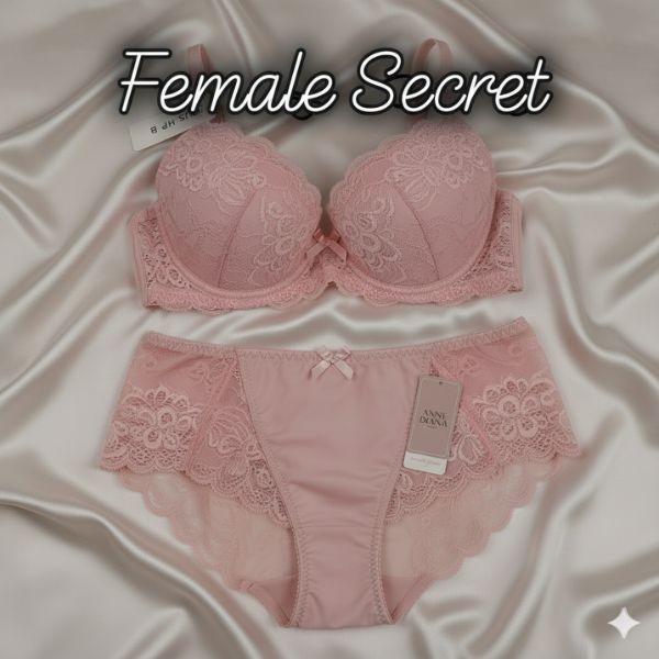 75% Off | Pack of 4 Imported Double Padded Bra And Panty Set | Free Home Delivery