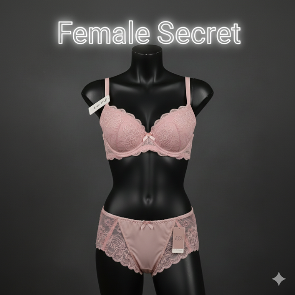 75% Off | Pack of 4 Imported Double Padded Bra And Panty Set | Free Home Delivery