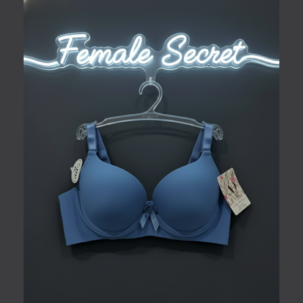 Pack of (CK) Imported Padded Seamless Push-Up Bra and Penty Set