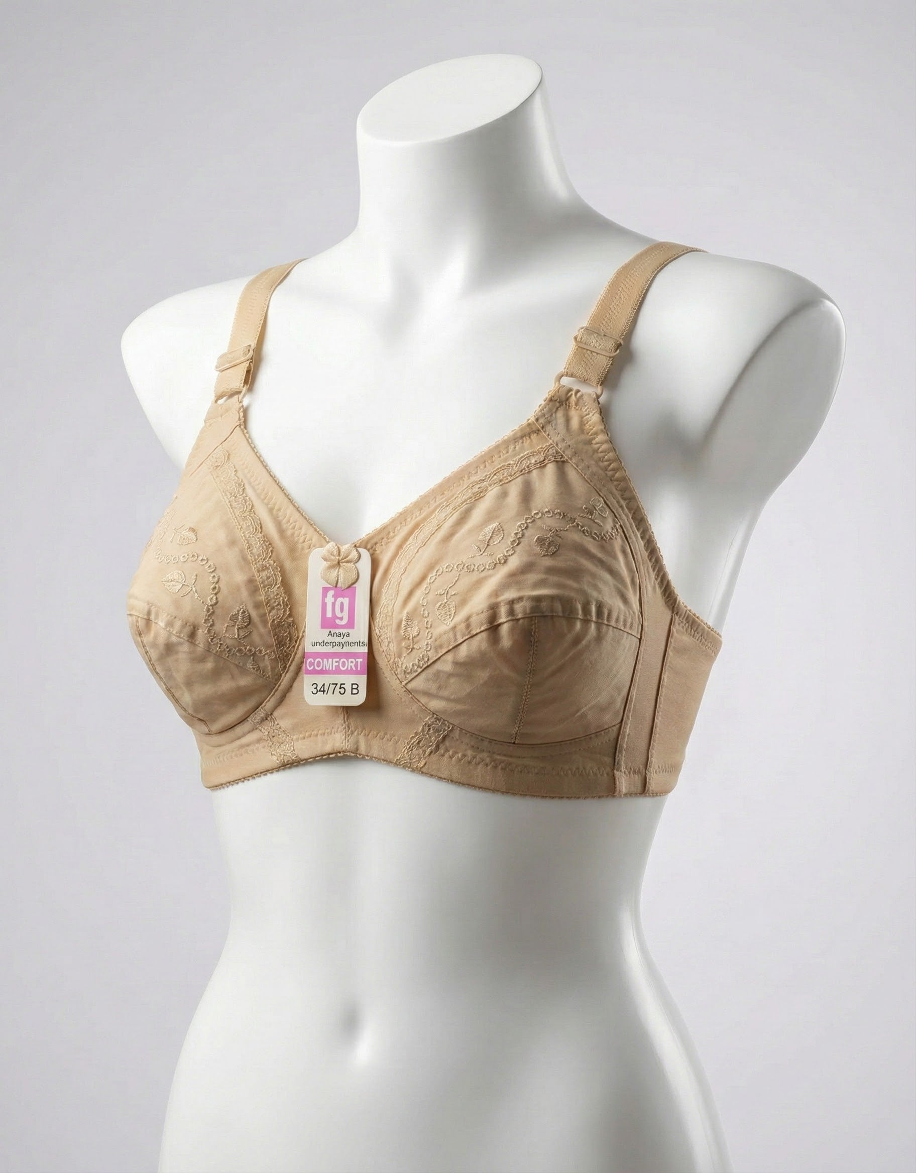 Pack of 1 Imported Orignal Comfort 16 Pure Cotton Bra