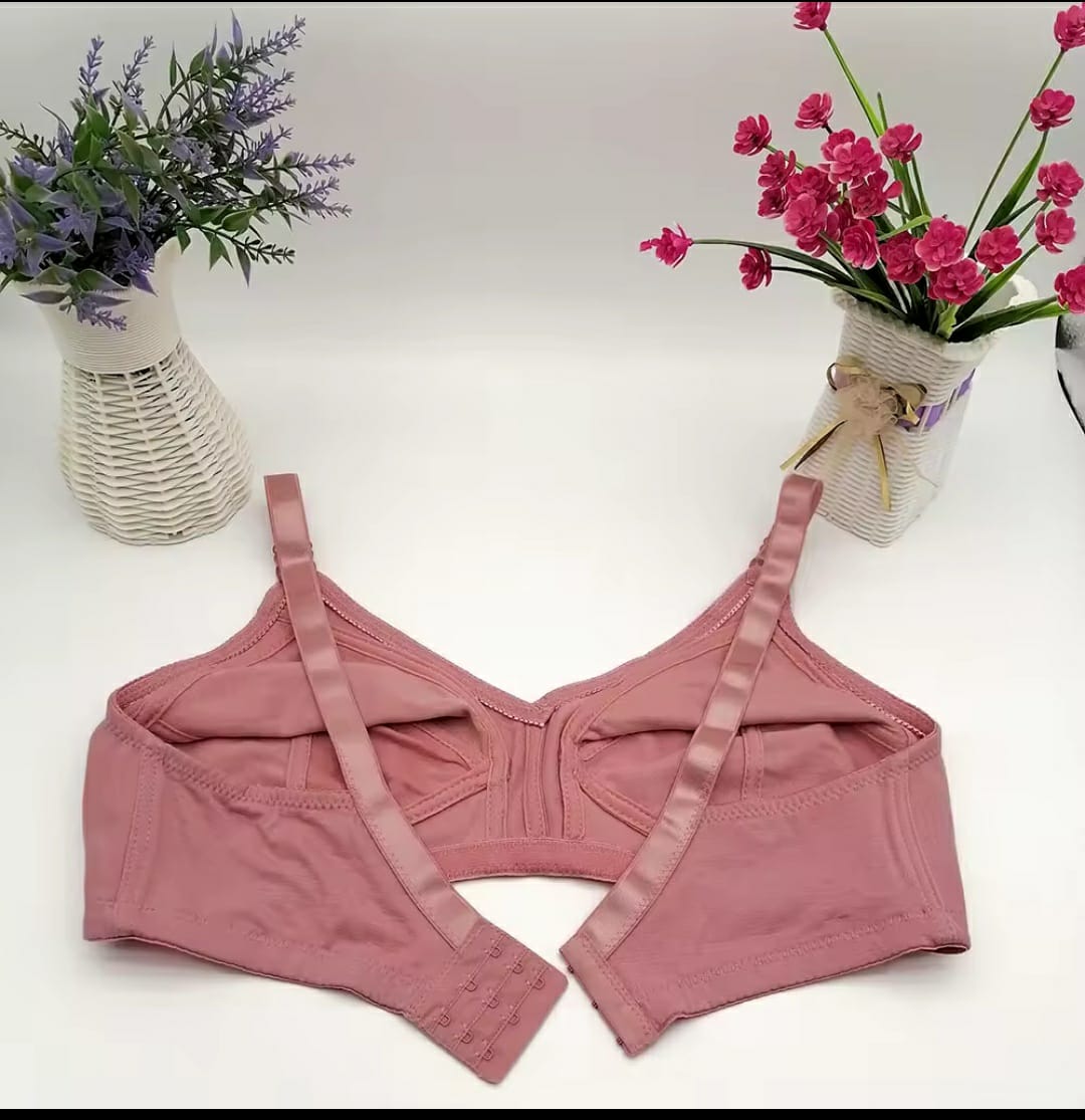 50% OFF | PACK OF 3 IMPORTED PURE STRETCHABLE COTTON BRA