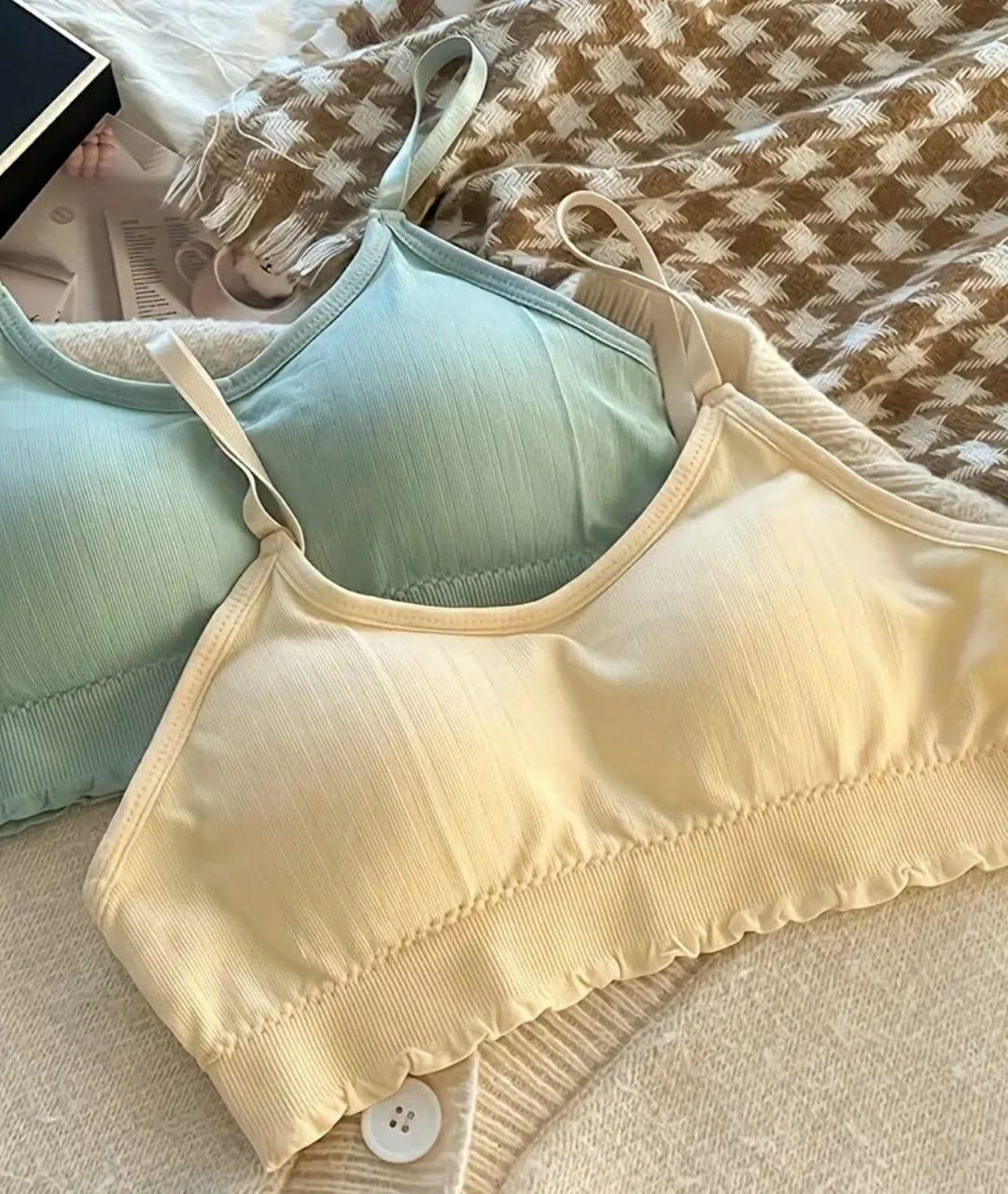 50% OFF | PACK OF 3 IMPORTED SUMMER ADJUSTABLE SPORTS BRA