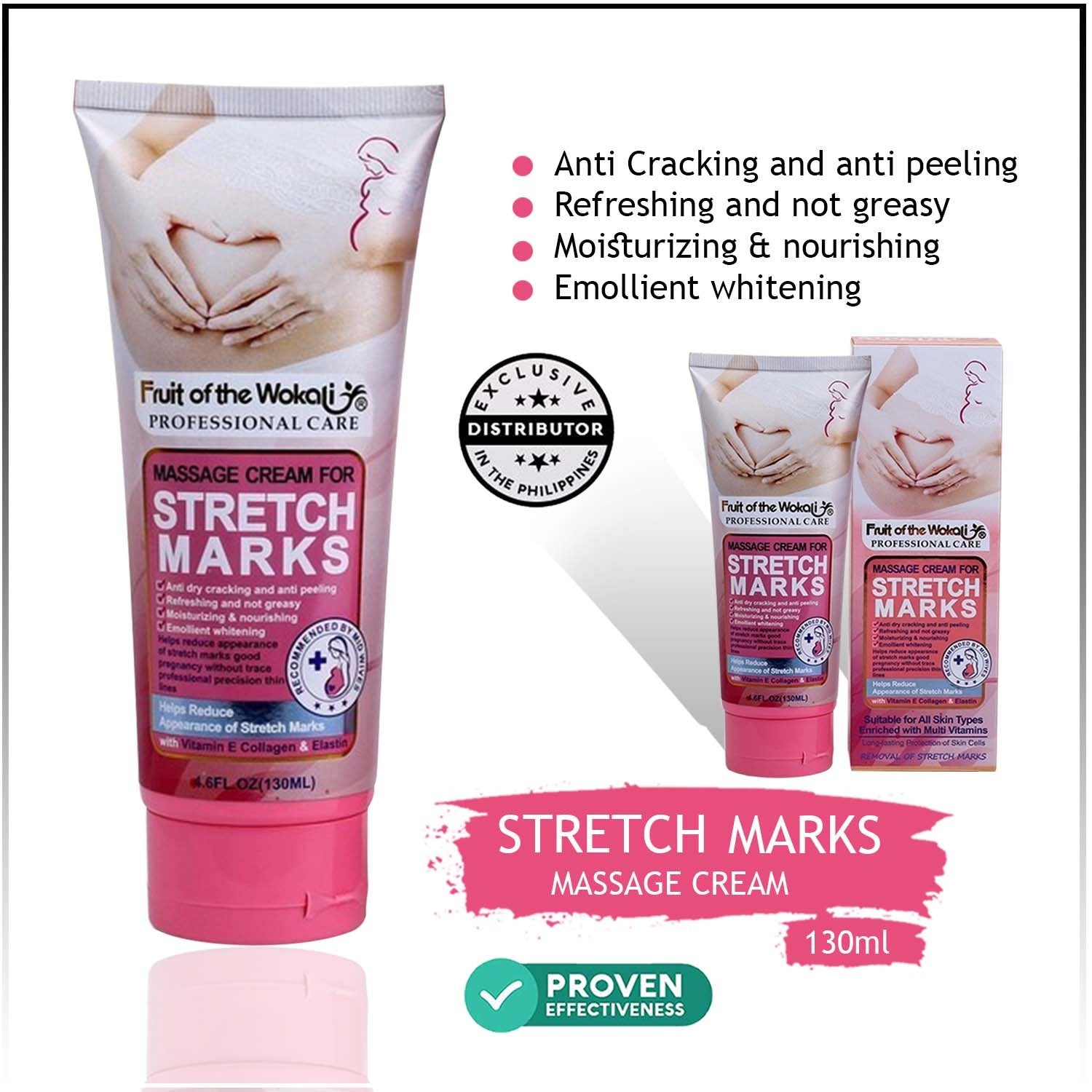 Professional Care Massage Cream For Stretch Marks