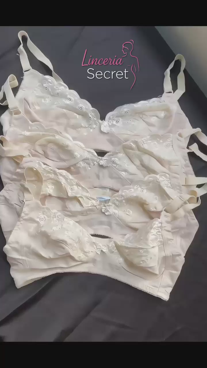 50% Off | Pack of 2 Imported Floral Bra | Free Home Delivery